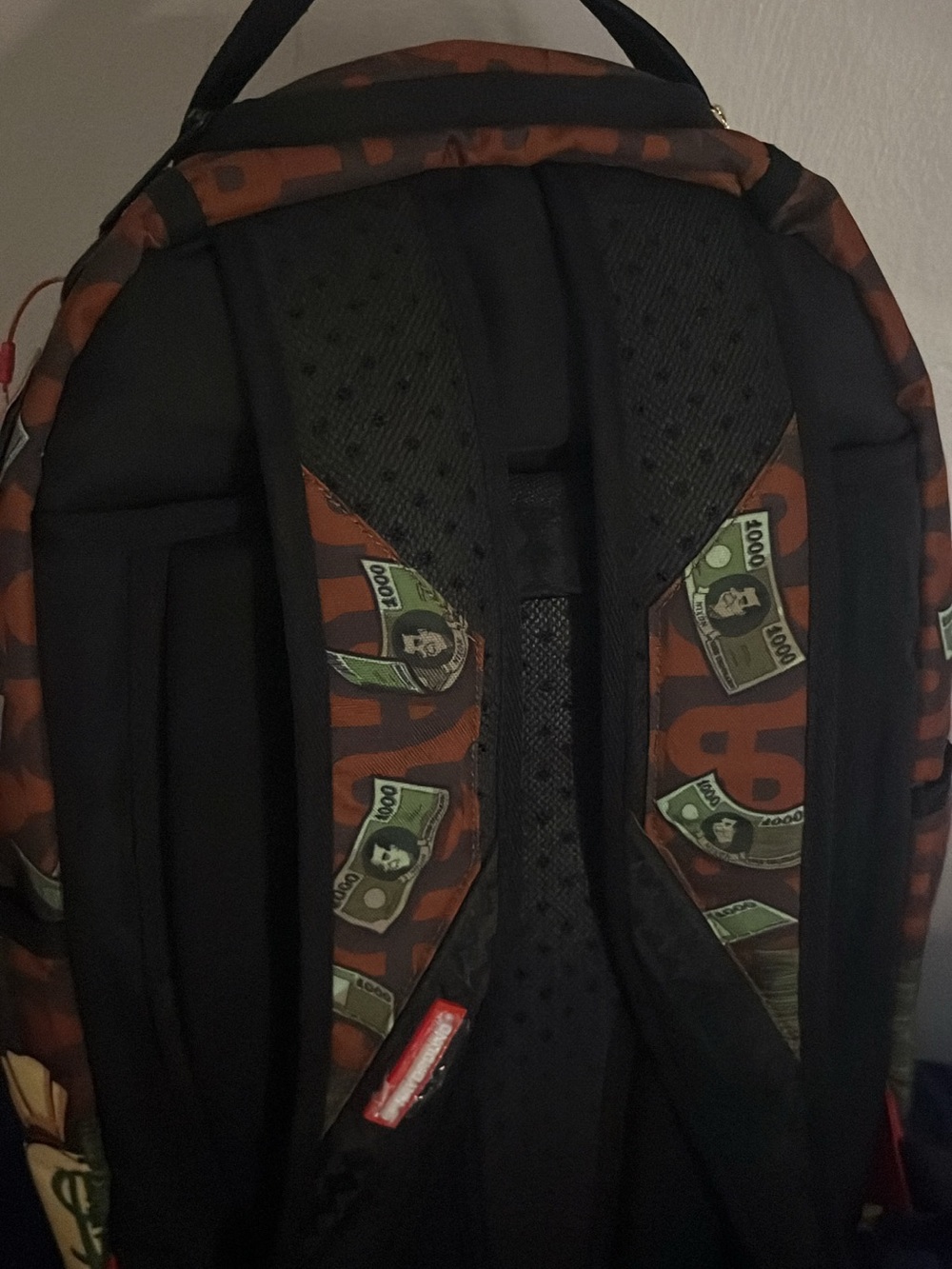 Sprayground Red Tag Backpack Accent - Picture 2 of 8